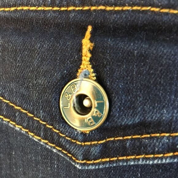 L&B  "Flare" Dark Wash Jeans Size 6 - Picture 11 of 15